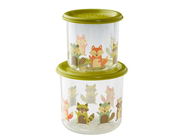 WHAT DID THE FOX EAT?® GOOD LUNCH® SNACK CONTAINERS SET-OF-TWO