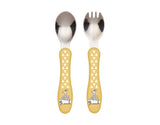 Adventure Giraffe Lil' Bitty™ Spork & Spoon Set