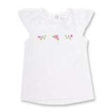 Vintage Rose Flutter Sleeve Tee