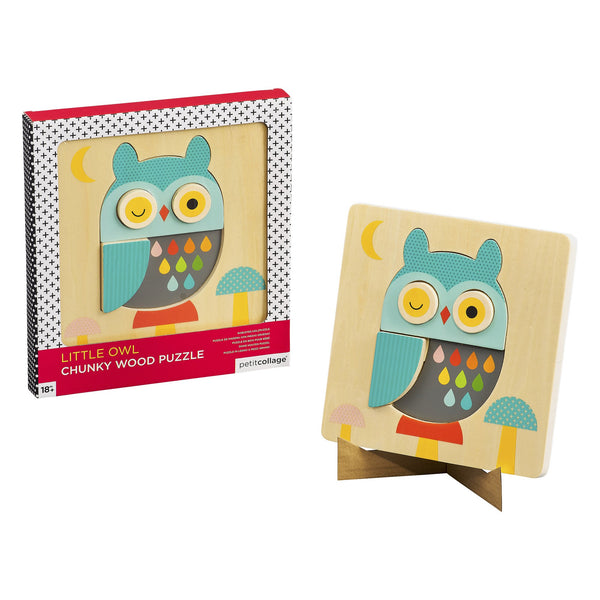 Little Owl Chunky Wood Puzzle