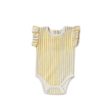 Stripes Away Ruffle One-Piece