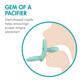 Jewl Orthodontic Silicone Pacifier - 4 Pack