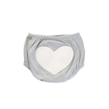 Dove Grey Heart Bloomers