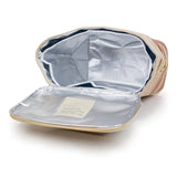 LINEN - ROSE GOLD HORIZONTAL STRIPE LUNCH POCHE