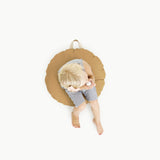 Floor Cushion Mini Round in Saddle