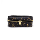 BLACK PAPER - GOLD SPLATTER PETITE BEAUTY POCHE