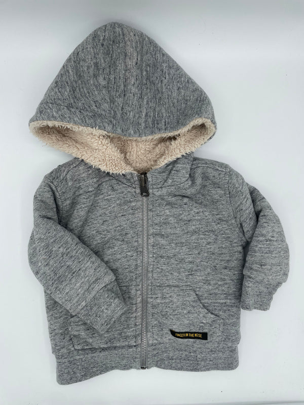 Finger in the Nose - double sided hoodie/jacket 12-24m