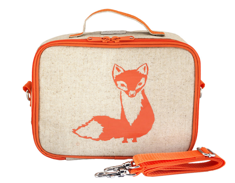 Orange Fox - Square Lunch Box
