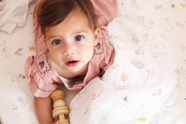 Magical Forest Crib Sheet