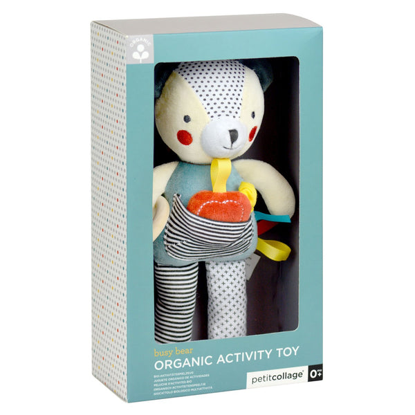 Organic Baby Activity Toy - Busy Bear