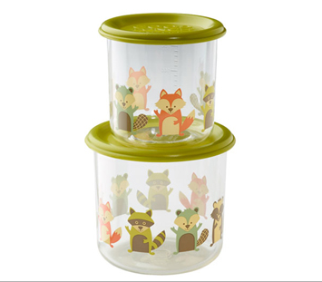 Fox- Large Snack Containers