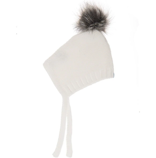 Pom Pom Hat Ivory