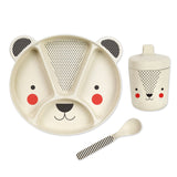 Baby Bamboo Dinnerware Set - Bear