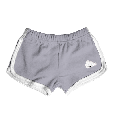 Kawaii Cloud Running Shorts - Taro