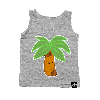 Kawaii Palm Tree Tank Top