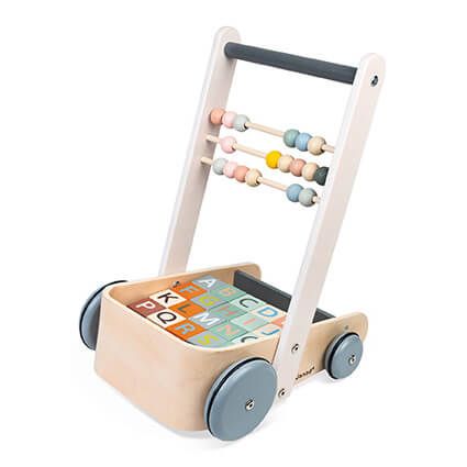 Cart with ABC blocks