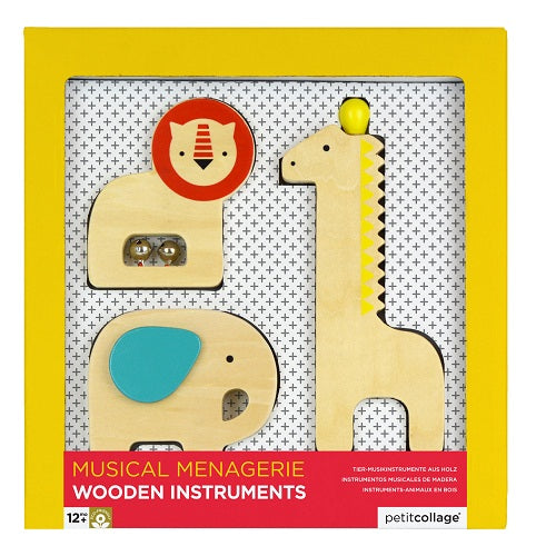 Musical Menagerie Wooden Animal Instruments