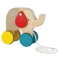 Jumping Jumbo Elephant Wood Pull Toy