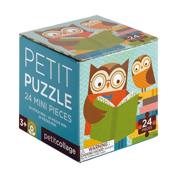 Petit Puzzle Reading Owls