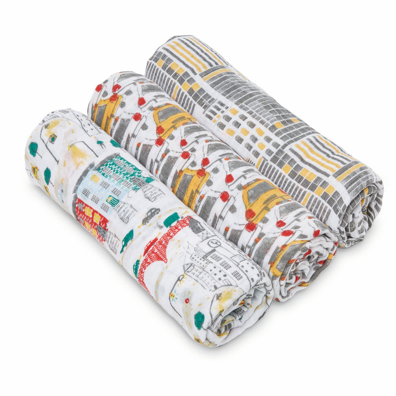 City Living 3-Pack Classic Swaddles